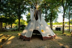 TeePee At Chisolm Trail Outdoor Museum